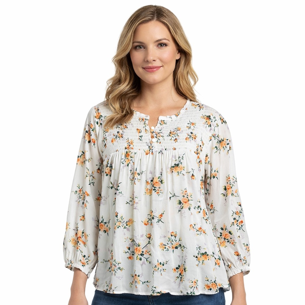 Cynthia Rowley Woman’s Floral‎ Blouse Size Small